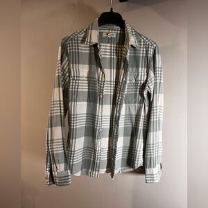 Madewell green Plaid Button-Up Shirt
